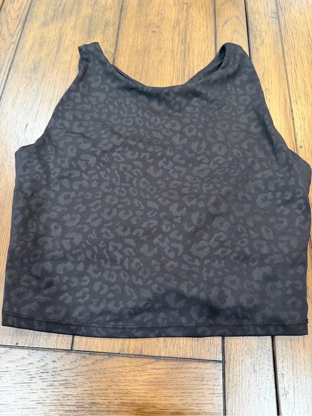 Jessica Simpson Black Leopard Print Active bra M